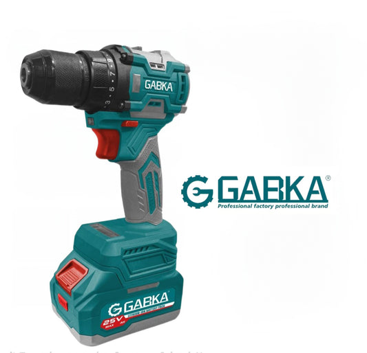 🔧 GABKA® Κρουστικό Δραπανοκατσάβιδο Μπαταρίας 25V GA88230A με 1 Μπαταρία & Φορτιστή