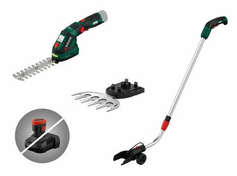 compare product 🪚 PARKSIDE®️ Акумулаторна ножица за жив плет и тример за трева
