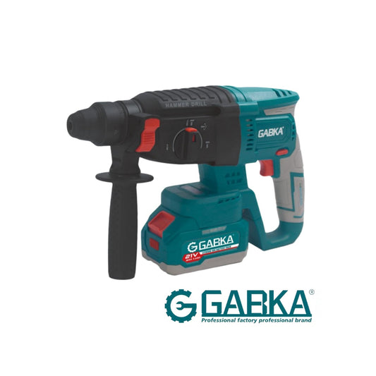 🔧 GABKA® Κομπρεσέρ Κρουστικό Δράπανο (Rotary Hammer) 21V GA-88126A με 1 Μπαταρία & Φορτιστή