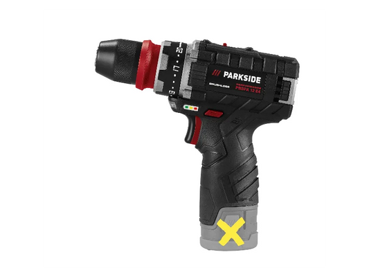 🛠Parkside Performance® 12V акумулаторна безжична бормашина "PBSPA 12 D4" с 2 батерии, зарядно устройство и 3 комплекта битове и свредла