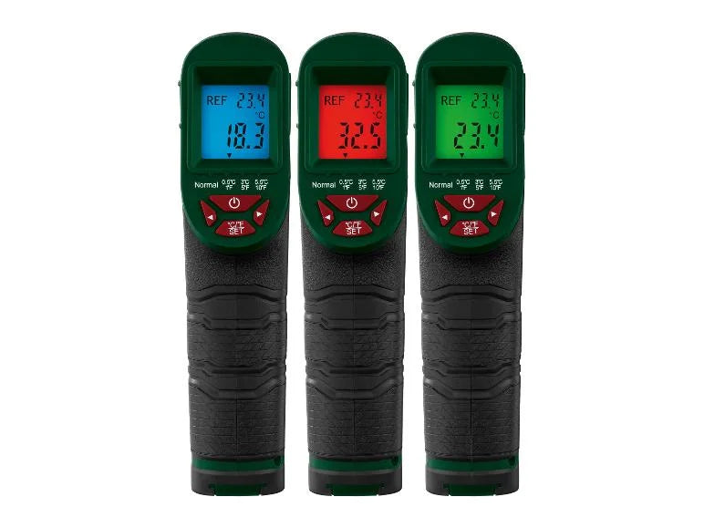 PARKSIDE® инфрачервен уред за измерване на температура »PTI 380 C2/B1«, с цветен дисплей и предупредителен звук