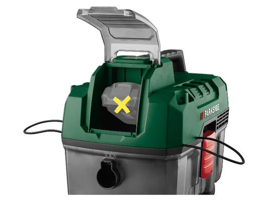 Прахосмукачка за мокро и сухо почистване PAWD 20-Li A1 с батерия