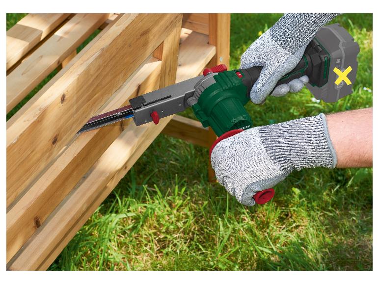 PARKSIDE 20 V PBFA 20-Li A1 Акумулаторна лентова шлайфмашина/пилка