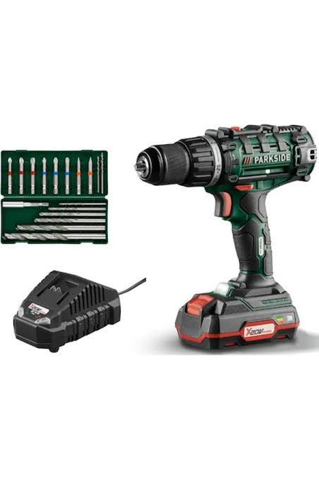 🛠 PARKSIDE® 20 V „PABS 20-Li G8“ акумулаторна бормашина/винтоверт, със зарядно за батерията и БЕЗПЛАТНИ битове и свредла!!