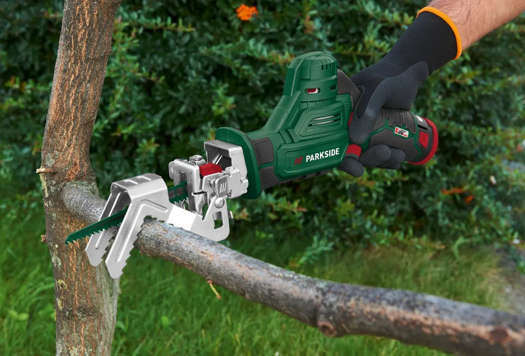 PARKSIDE® 12V PAAS 12 B2 Акумулаторен трион за рязане с батерия и зарядно устройство