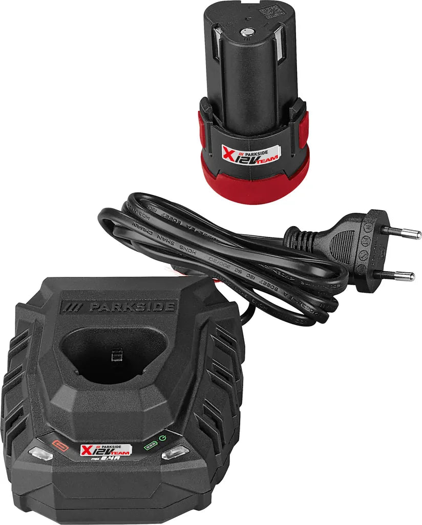 PARKSIDE® 12V PAAS 12 B2 Акумулаторен трион за рязане с батерия и зарядно устройство