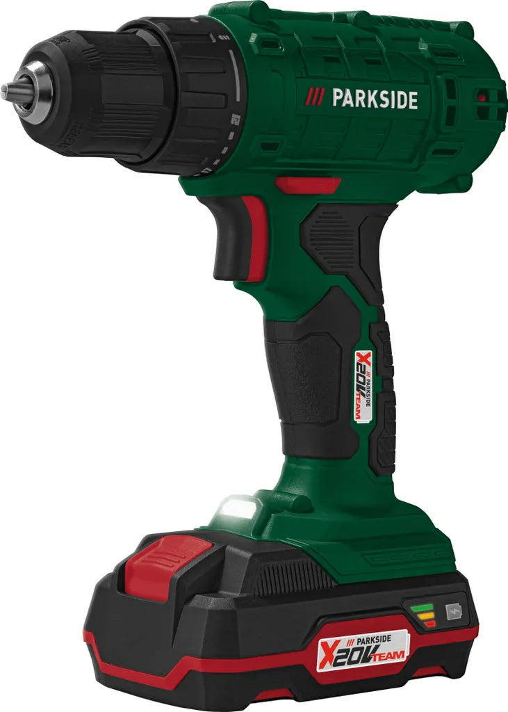 🛠 PARKSIDE® 20 V акумулаторна бормашина и винтоверт »PBSA 20-Li A1«, с батерия и зарядно устройство