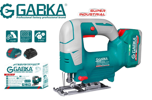 🔧 GABKA® Σέγα Μπαταρίας 21V GA-88130A με 1 Μπαταρία & Φορτιστή