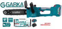 🔧 GABKA® Αλυσοπρίονο Μπαταρίας 21V GA-88134A με 1 Μπαταρία & Φορτιστή