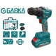 🔧 GABKA® Κρουστικό Δραπανοκατσάβιδο Μπαταρίας 21V GA88229A με 1 Μπαταρία & Φορτιστή