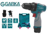 🔧 GABKA® Δραπανοκατσάβιδο Μπαταρίας 12V GA-88118A με 1 Μπαταρία & Φορτιστή