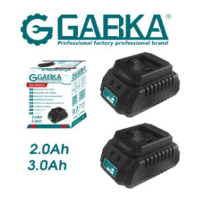 🔌 GABKA® Φορτιστής Li-Ion (για μπαταρίες 2,0Ah & 3,0Ah) GA-88224
