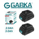 🔌 GABKA® Φορτιστής Li-Ion (για μπαταρίες 2,0Ah & 3,0Ah) GA-88224