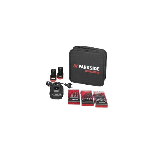 🛠Parkside Performance® 12V акумулаторна безжична бормашина "PBSPA 12 D4" с 2 батерии, зарядно устройство и 3 комплекта битове и свредла