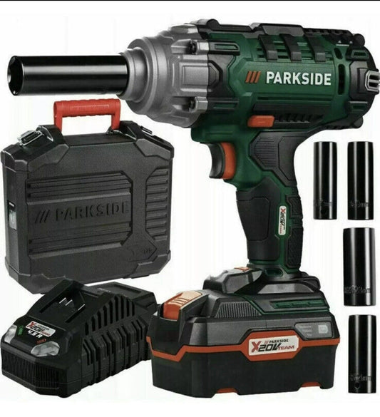 🛠 PARKSIDE®️ Акумулаторна автомобилна ударна отвертка: PASSK 20-Li C4"-🔋с 4Ah акумулаторна батерия и ⚡️зарядно❗️