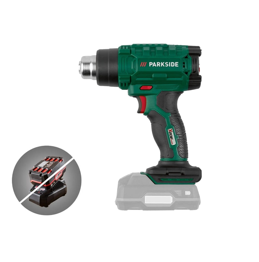 ♨️ PARKSIDE®️ 20V акумулаторен пистолет за горещ въздух »PHLGA 20-Li C2«, без батерия и зарядно устройство