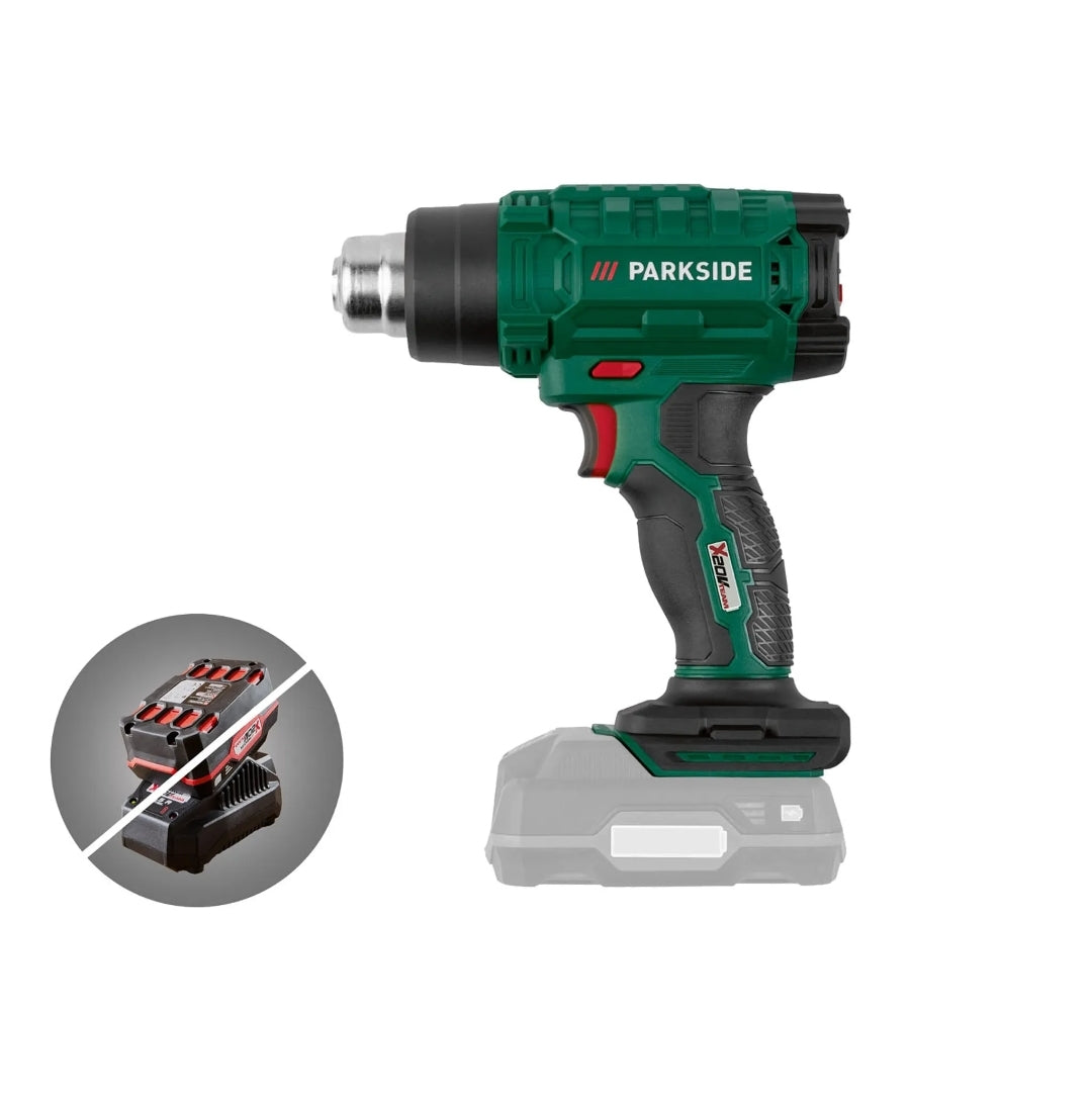 ♨️ PARKSIDE®️ 20V акумулаторен пистолет за горещ въздух »PHLGA 20-Li C2«, без батерия и зарядно устройство