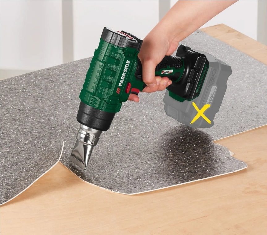 ♨️ PARKSIDE®️ 20V акумулаторен пистолет за горещ въздух »PHLGA 20-Li C2«, без батерия и зарядно устройство
