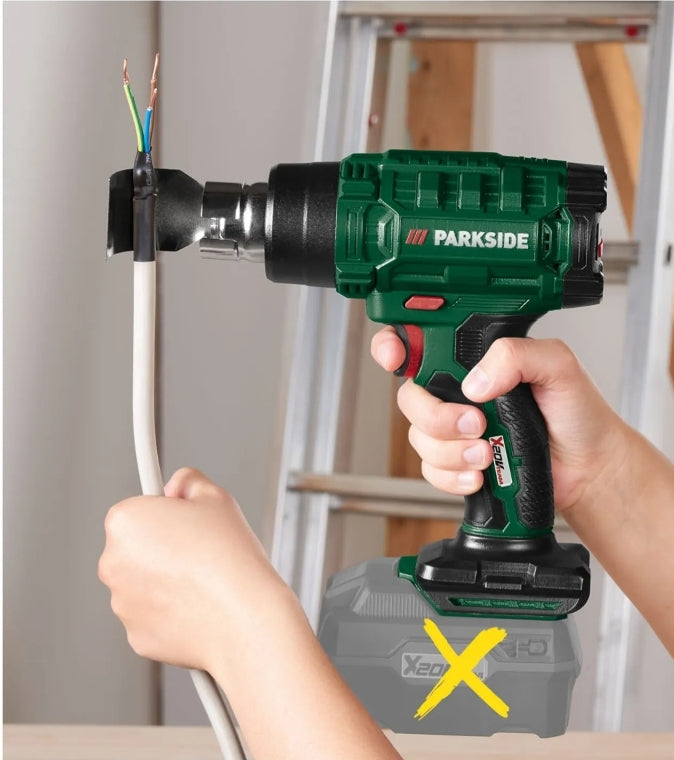♨️ PARKSIDE®️ 20V акумулаторен пистолет за горещ въздух »PHLGA 20-Li C2«, без батерия и зарядно устройство