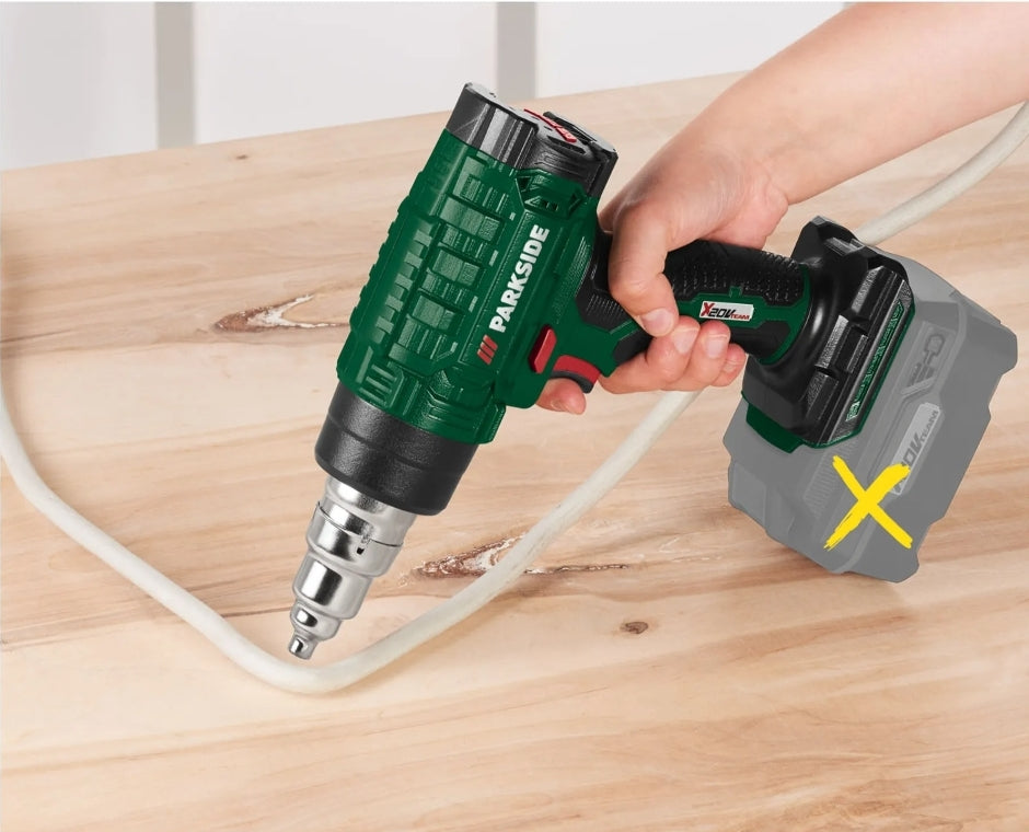 ♨️ PARKSIDE®️ 20V акумулаторен пистолет за горещ въздух »PHLGA 20-Li C2«, без батерия и зарядно устройство