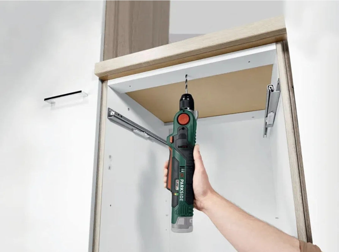🛠 PARKSIDE®️ 12V PWBSA 12 A1 Акумулаторна ъглова бормашина/винтоверт - без батерия, без зарядно!!