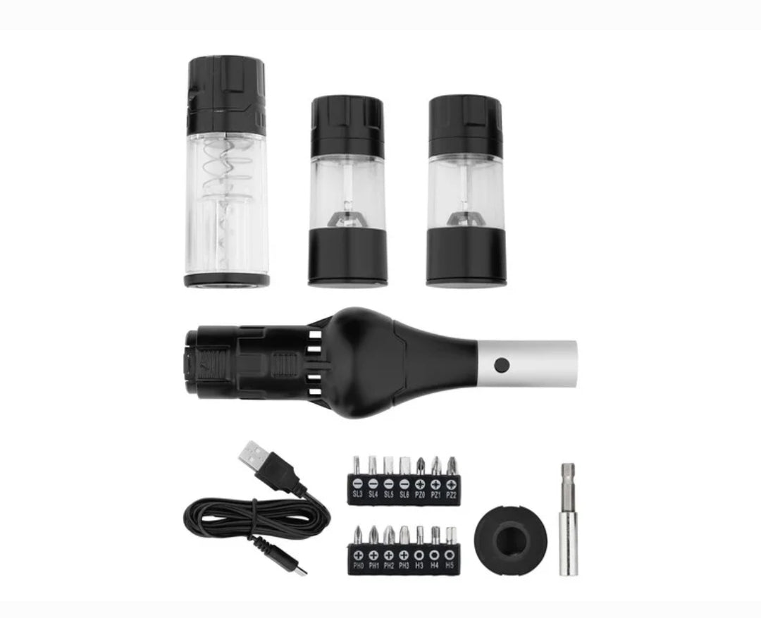 🛠 Комплект акумулаторни отвертки PARKSIDE® 4 V »PAS 4 D7«, с 4 аксесоара за барбекю