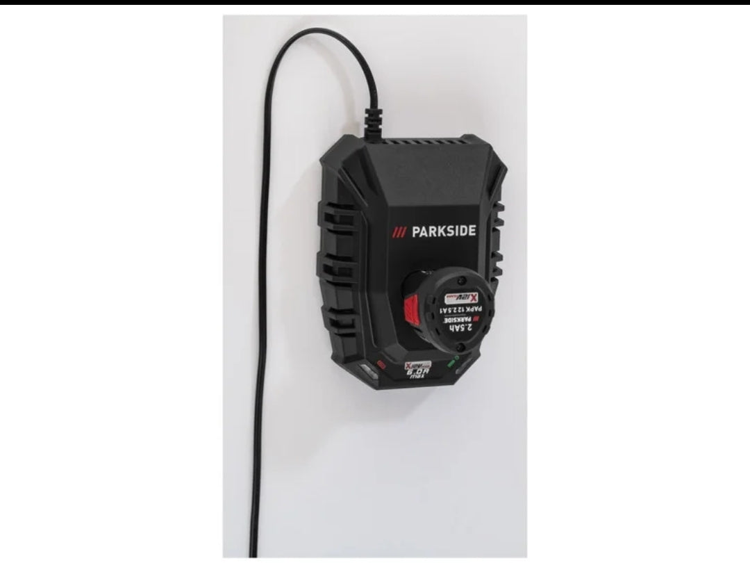 🔋 Акумулаторна литиево-йонна батерия PARKSIDE PERFORMANCE® 12 V / 2.5 Ah »PAPK 12 2.5 A1« Заедно със зарядно устройство »PLGK 12 6.0 A1«