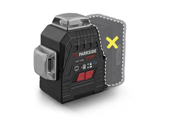 compare product Акумулаторен лазерен нивелир PARKSIDE PERFORMANCE® 20 V кръстосан линеен лазер »PKLLP 3360 A1«, без батерия и зарядно устройство