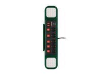 🔌🔦 PARKSIDE® LED работна лампа »PASD 3680 A1«, с 5-гнездова разклонител с ВКЛ./ИЗКЛ.