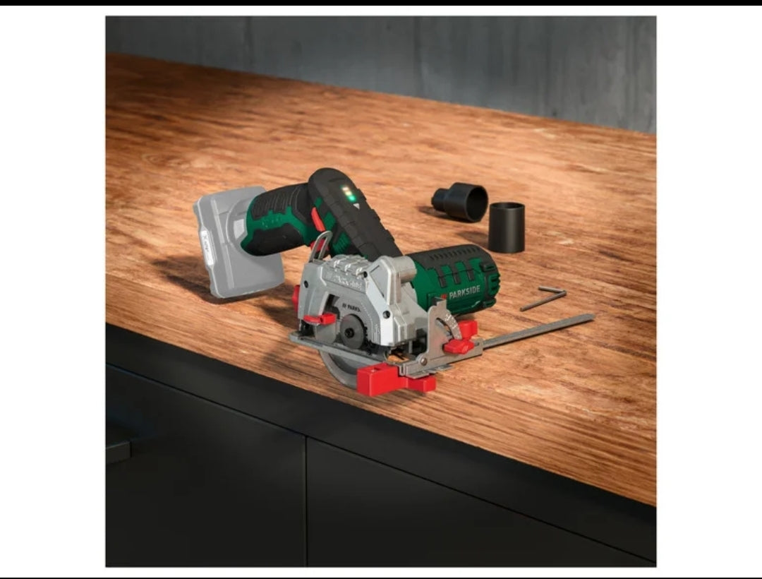 PARKSIDE® 12 V акумулаторен циркуляр „PHKSA 12 B3“, без батерия и зарядно устройство