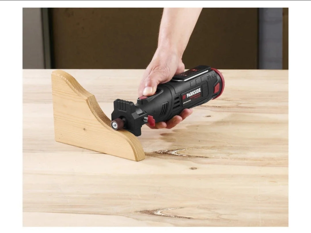 🛠 Акумулаторен винтоверт Dremel/Надръстник PARKSIDE PERFORMANCE® 12 V / 2 Ah »PPFBSA 12 A1«, с батерия и зарядно устройство