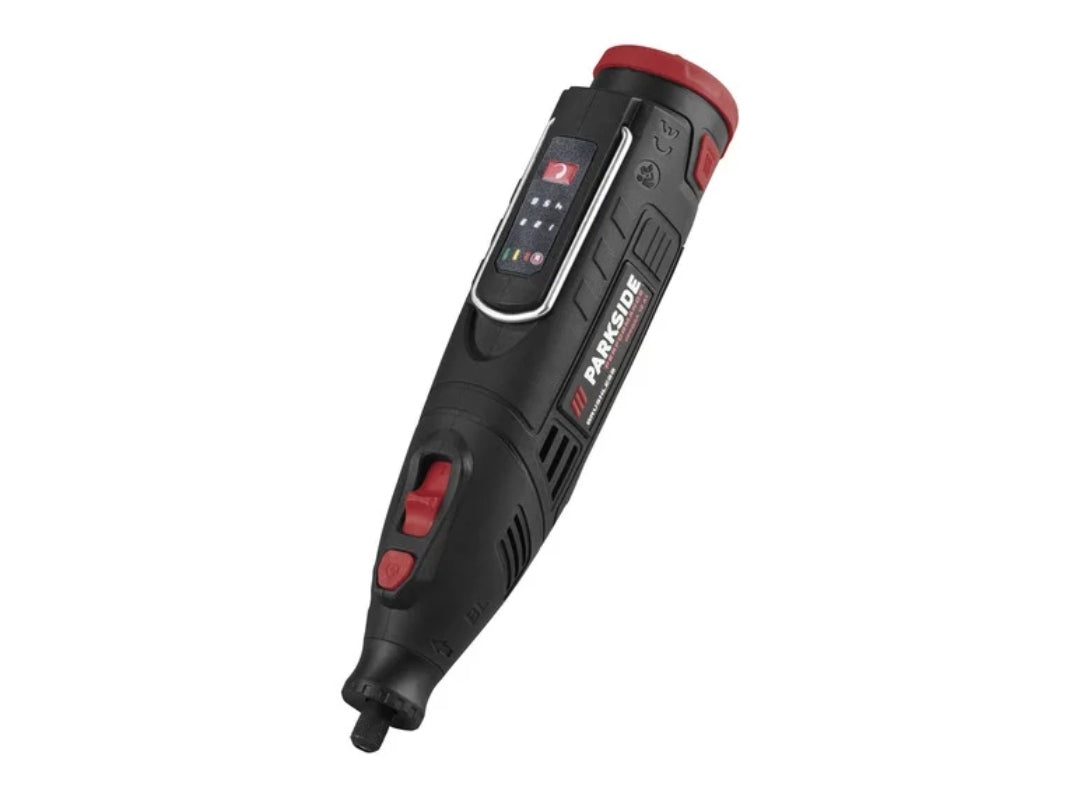 🛠 Акумулаторен винтоверт Dremel/Надръстник PARKSIDE PERFORMANCE® 12 V / 2 Ah »PPFBSA 12 A1«, с батерия и зарядно устройство