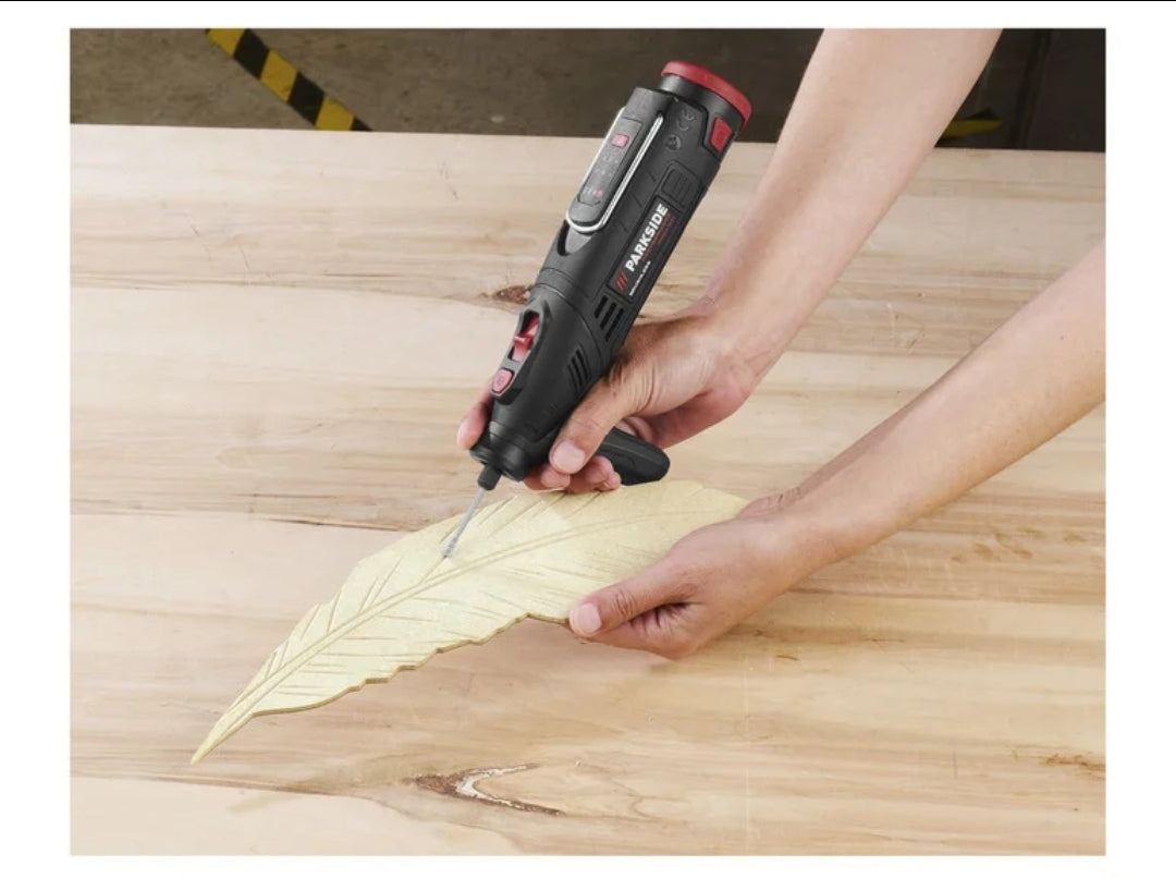 🛠 Акумулаторен винтоверт Dremel/Надръстник PARKSIDE PERFORMANCE® 12 V / 2 Ah »PPFBSA 12 A1«, с батерия и зарядно устройство