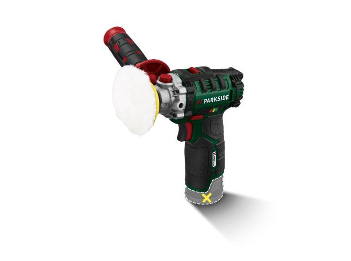 МИНИ полираща машина PARKSIDE® 12 V безжична полираща машина »PAAP 12 E5«, без батерия и зарядно устройство