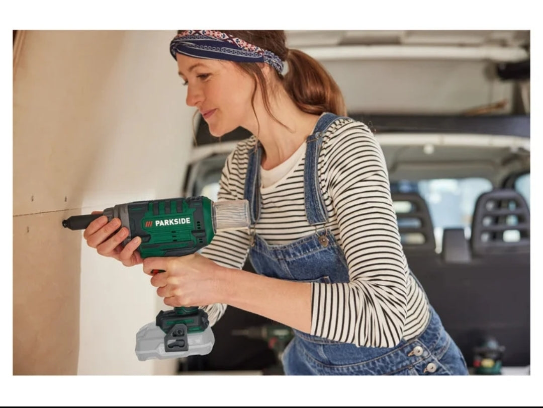 🛠 PARKSIDE® 20 V акумулаторен нитовател "PBNSG 20-Li A1", без батерия и зарядно устройство