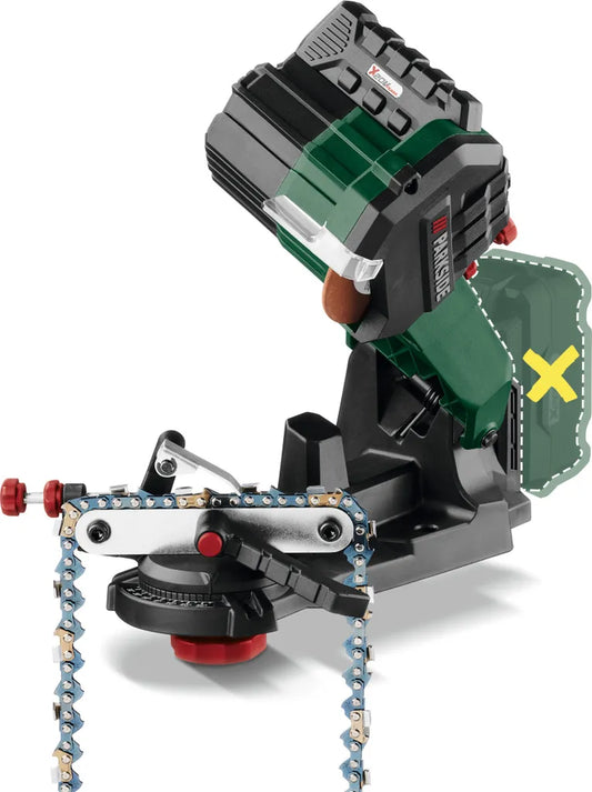PARKSIDE® 20 V акумулаторна машина за заточване на верижни триони »PSGA 20-Li A1«, без батерия и зарядно устройство