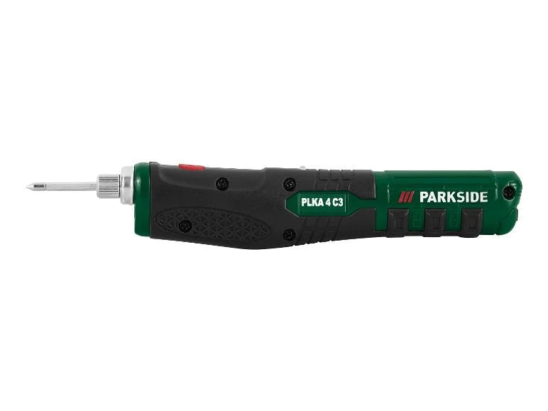 PARKSIDE Επαναφορτιζόμενο Κολλητήρι 4V PLKA 4 C3 – 470°C, USB-C, με Ενσωματωμένη Μπαταρία