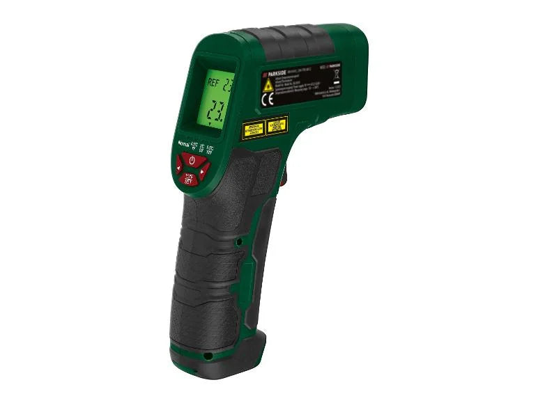 PARKSIDE® инфрачервен уред за измерване на температура »PTI 380 C2/B1«, с цветен дисплей и предупредителен звук