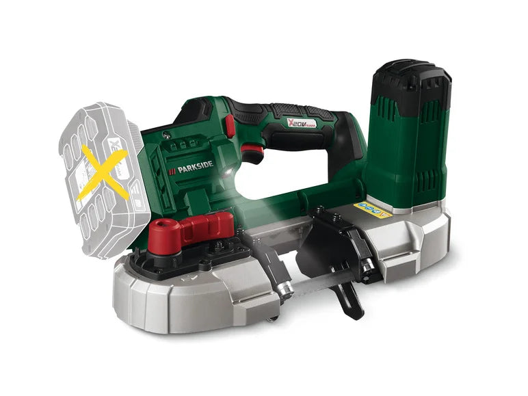 PARKSIDE® 20 V акумулаторна лентова трион за метал "PMBA 20-Li A1", без батерия и зарядно устройство
