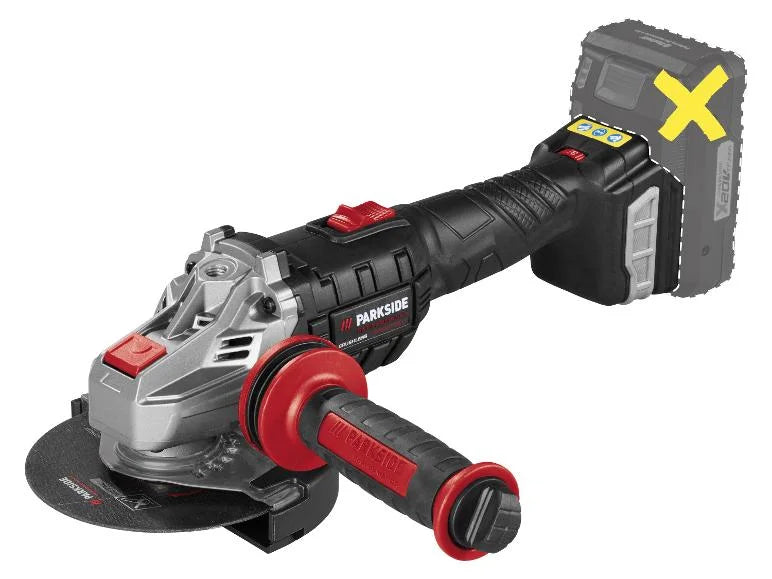 🔥 PARKSIDE PERFORMANCE® Γωνιακός Τροχός Μπαταρίας 20V PWSAP 20-Li G7 (χωρίς μπαταρία & φορτιστή)