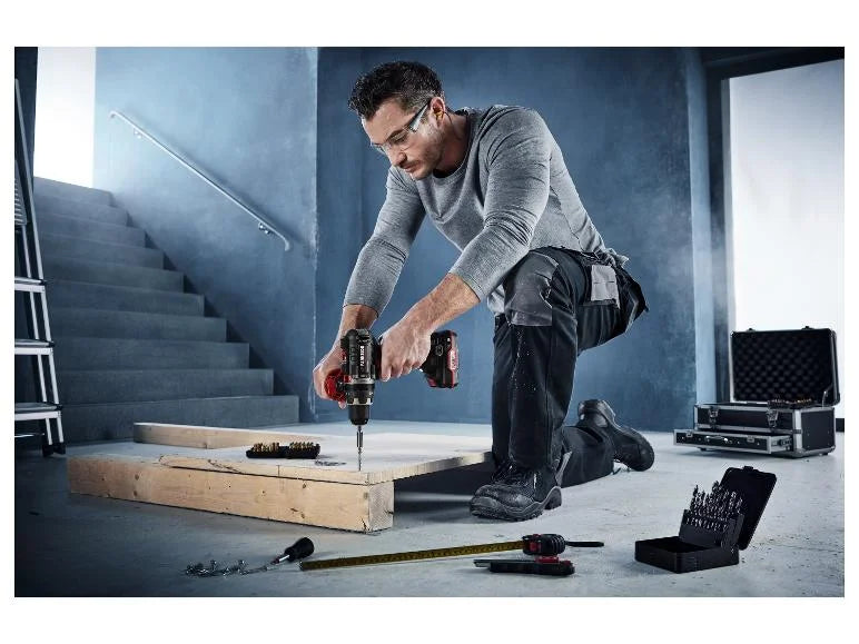 🛠 PARKSIDE PERFORMANCE® 20 V »PBSAP 20-Li A1«, комплект акумулаторни бормашини с куфар, с 2 батерии и зарядно устройство