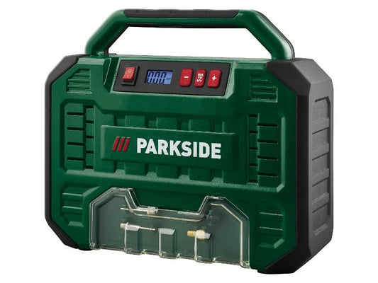 🌬PARKSIDE® Преносим въздушен компресор с дигитален дисплей »PMK 150 A1«