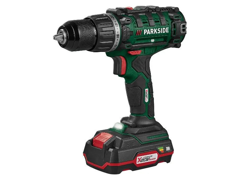 🛠 PARKSIDE® 20 V „PABS 20-Li G8“ акумулаторна бормашина/винтоверт, със зарядно за батерията и БЕЗПЛАТНИ битове и свредла!!