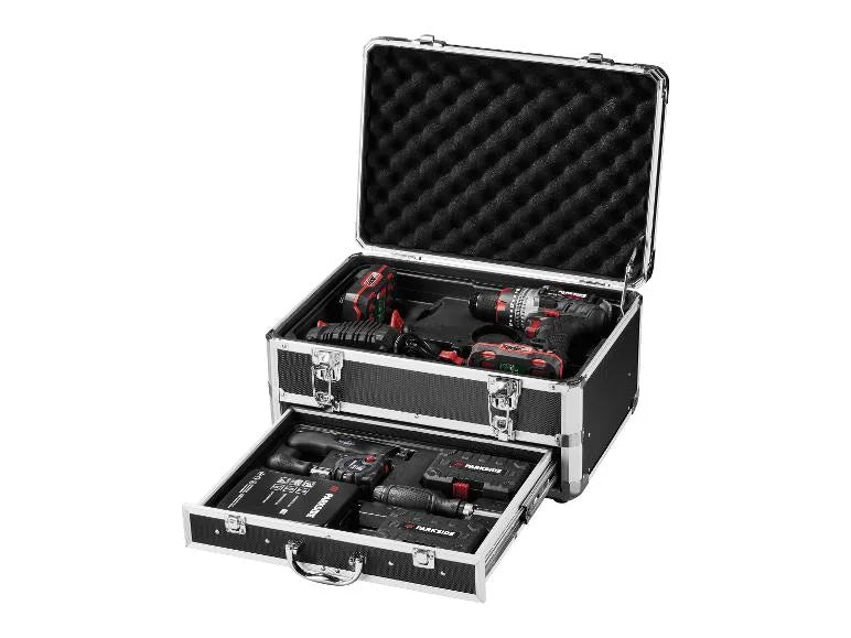 🔥 PARKSIDE PERFORMANCE®  Σετ Κρουστικό Δραπανοκατσάβιδο Μπαταρίας 20V  PSBSAP 20-Li D4  (με 2 μπαταρίες & φορτιστή)