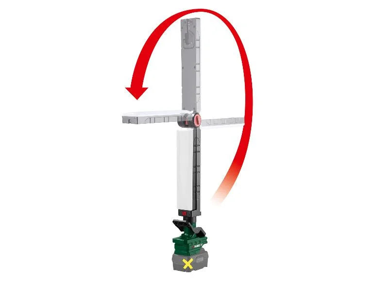 🔦 PARKSIDE® Επαναφορτιζόμενος φωτισμός LED Μπαταρίας »PLKLA 20-Li A1« με Σφιγκτήρα Χωρίς μπαταρία & φορτιστή