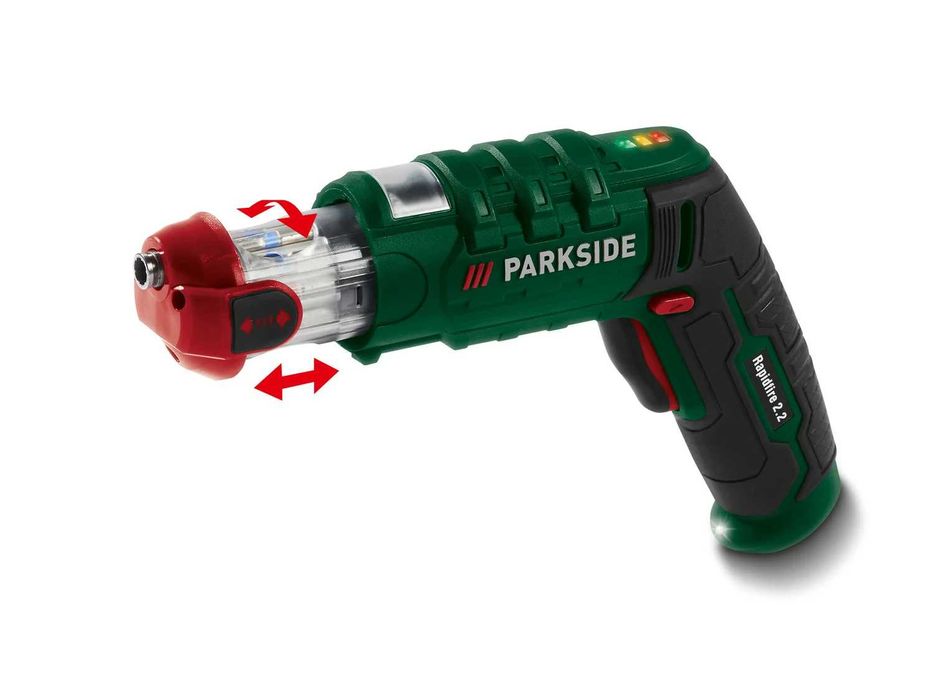 🔧 Parkside® Επαναφορτιζόμενο Κατσαβίδι 4V Rapidfire 2.2 — C