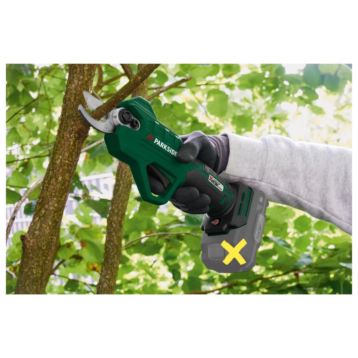 ✂️ Ножици за клони PARKSIDE® 20V с батерия – PAAS 20-Li B1 без батерия и зарядно устройство