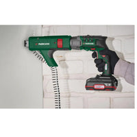 🛠 PARKSIDE® 20 V акумулаторен винтоверт за гипсокартон "PTBSA 20-Li A1", с батерия и зарядно устройство