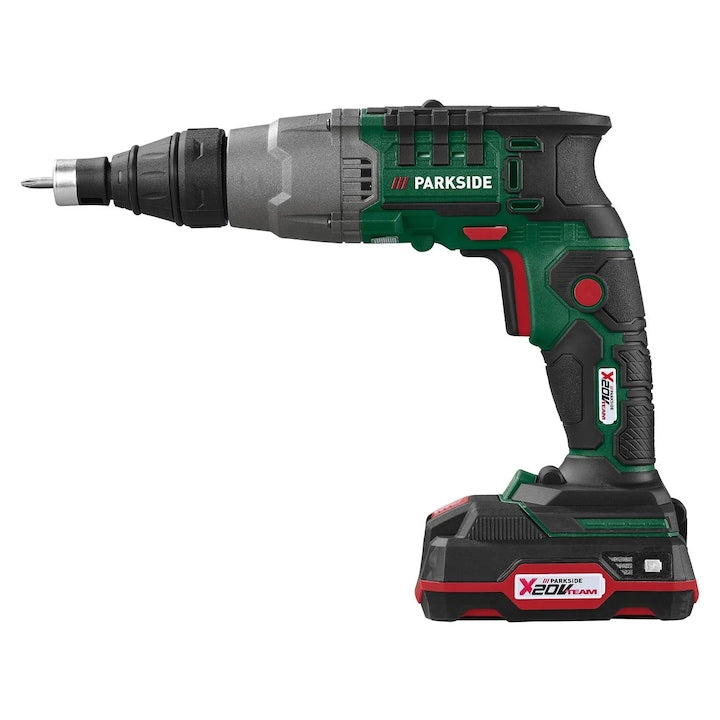 🛠 PARKSIDE® 20 V акумулаторен винтоверт за гипсокартон "PTBSA 20-Li A1", с батерия и зарядно устройство