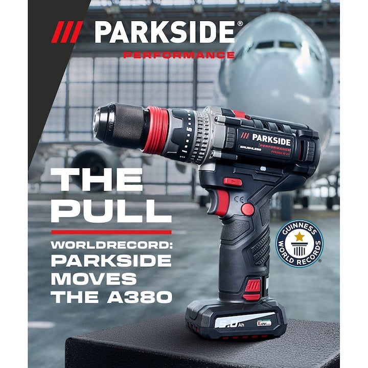 80 мили на час!!! 🛠 Комплект акумулаторни бормашини/винтоверти PARKSIDE PERFORMANCE® 12 V / 5 Ah "PPBSSA 12 BF24 A1", с батерия и зарядно устройство.